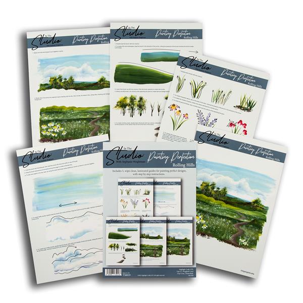 Painting Perfection Rolling Hills - Set of 5 Painting Pages - 208562