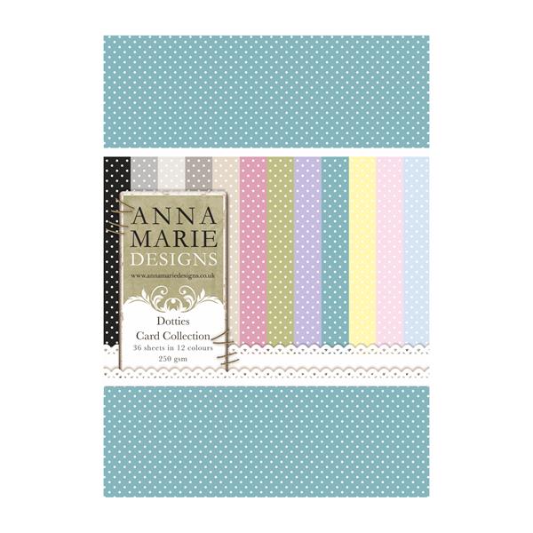 Anna Marie Designs A4 Dottie Card Collection - 36 Sheets - 209092