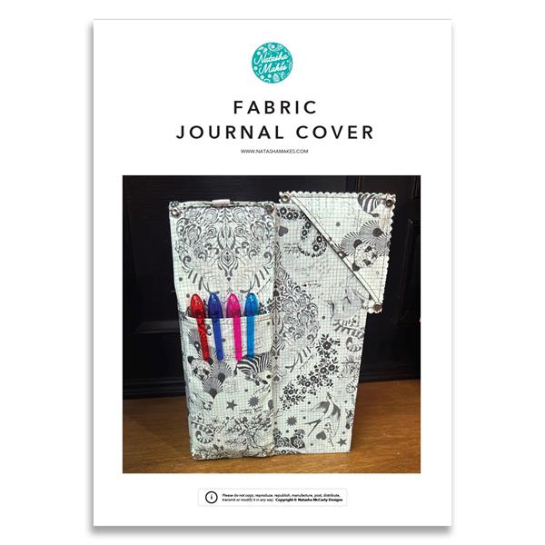 Natasha Makes Fabric Journal Cover Pattern - 215164