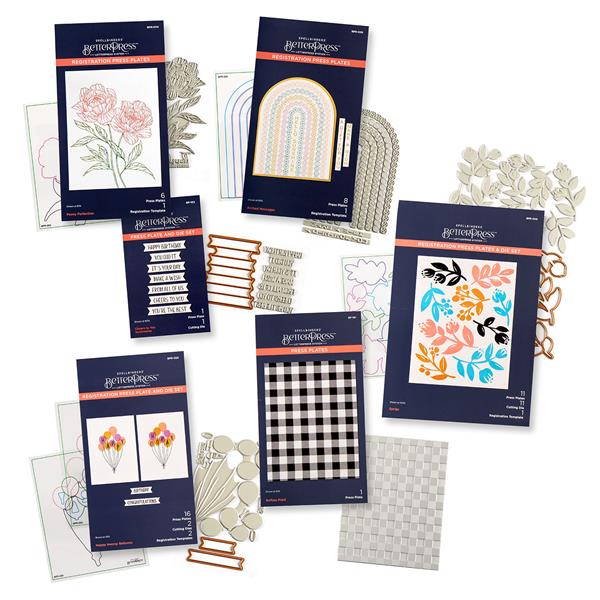 Spellbinders BetterPress Cheers To You Complete Collection - 215296