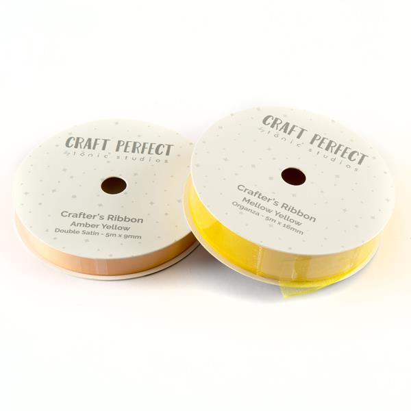 Craft Perfect Ribbon - Yellow Pack - 215562