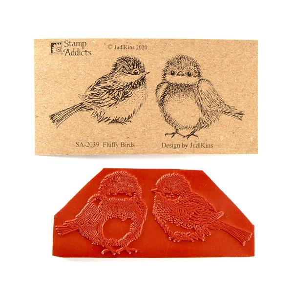 Stamp Addicts Fluffy Bird Cling Mounted Rubber Stamp - 216392