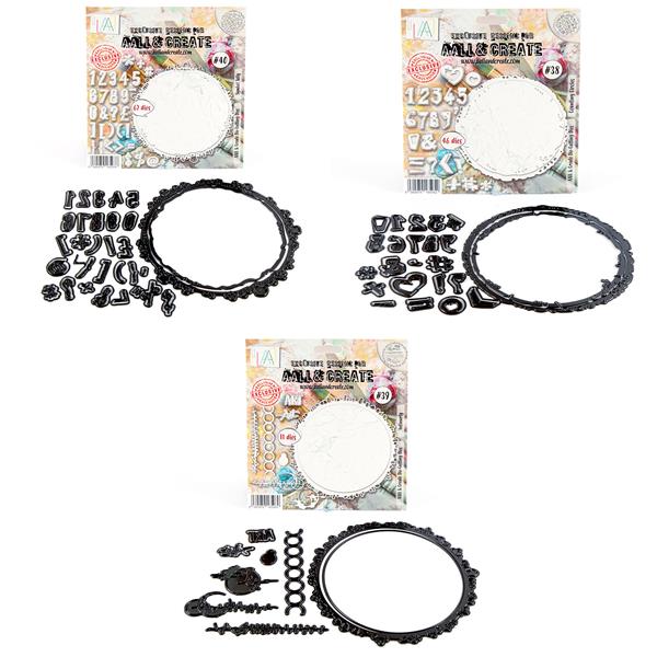 AALL & Create 3 x Die Sets - Counting Circles, Infinarty & Symbol - 216442