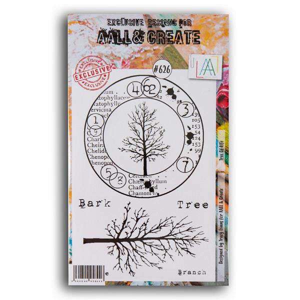 AALL& Create A6 Stamp Set - Tree Of Life - 6 Stamps - 232016