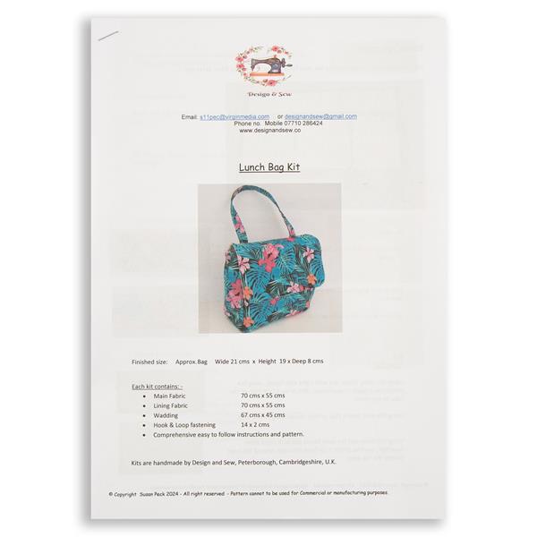 Design & Sew Lunch Bag Pattern - 233862