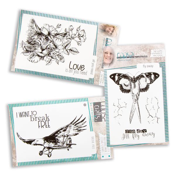 COOSA Crafts Fusion Stamp Collection - 8 Stamps - 234734