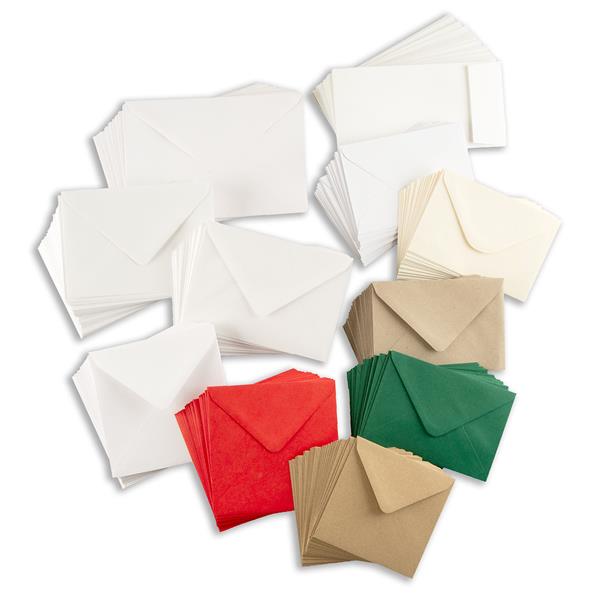 Jellybean Assorted Envelopes - 300 Pieces - Colours & Sizes May V - 235806