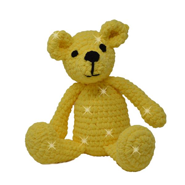 Knitty Critters Sunshine Sparkle Ted Crochet Kit - 235874
