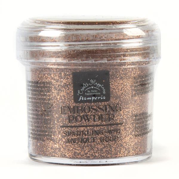 Stamperia Create Happiness 18g Embossing Powder - Antique Gold - 236503