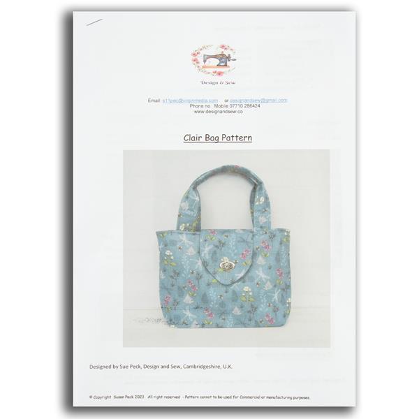 Design & Sew Claire Bag Pattern - 245803