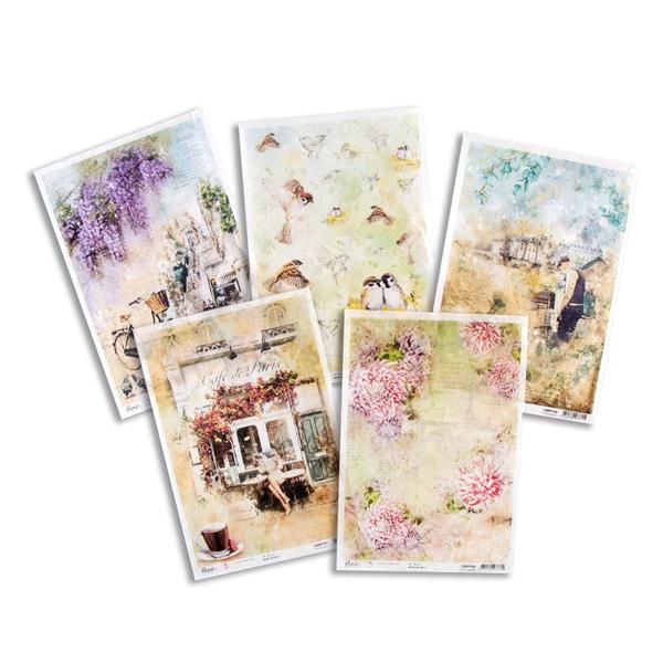 Ciao Bella A4 Rice Paper - Book of Dried Flowers [CBRP172]