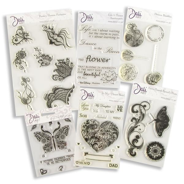 DaliArt Life & Flower Collection - 6 Stamp Sets - 249726
