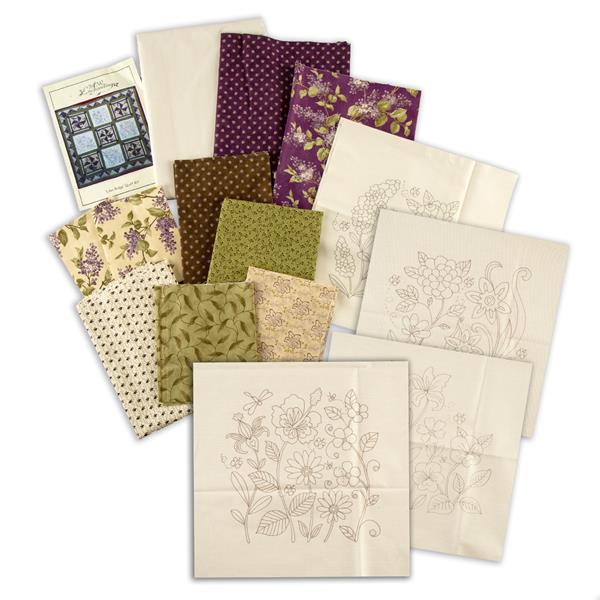 Sew Enchanting Lilac Ridge Quilt Kit - Includes: Pre-Printed Stit - 250709