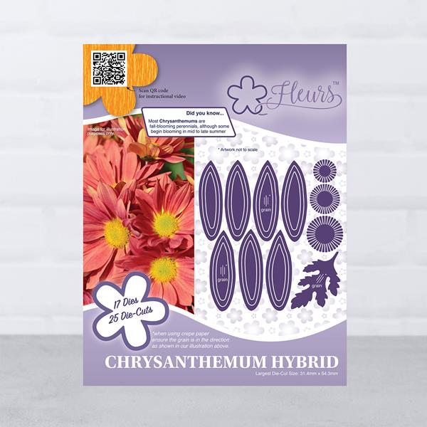 Fleurs Chrysanthemum Hybrid Die Set - 17 Dies - 257731