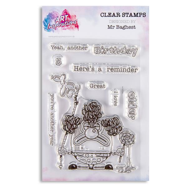 Art Inspirations with Mr Barghest A7 Stamp Set - Yeah Birthday -  - 258623