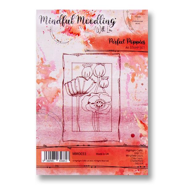 Mindful Moodling Perfect Poppies A6 Stamp - 259864