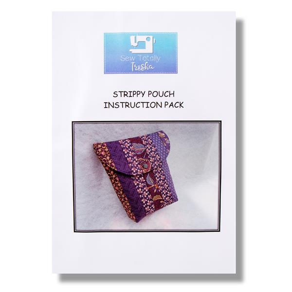 Sew Totally Trisha Strippy Pouch Instruction Pack - 260096