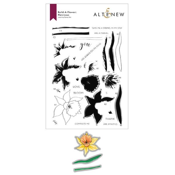 Altenew Build-A-Flower: Narcissus Layering Stamp & Die Set - 263764