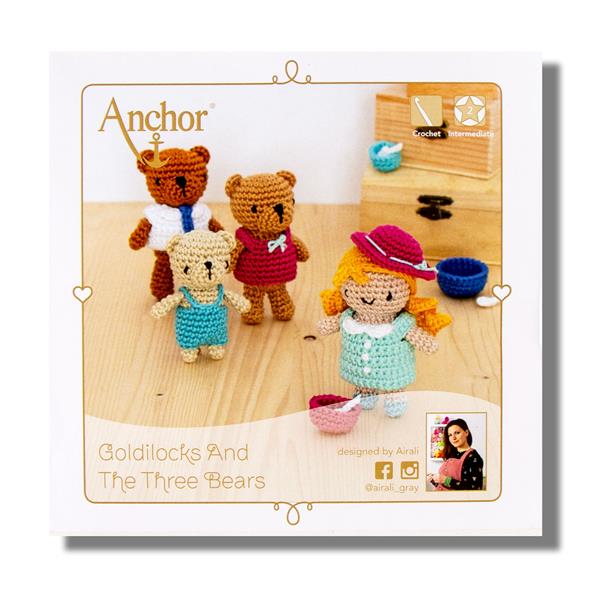 Anchor Creativa Goldilocks and the Three Bears Amigurumi Crochet  - 264695