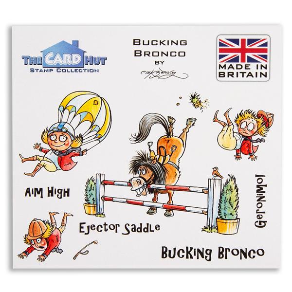 The Card Hut - Mark Bardsley Bucking Bronco Stamp Set - 10 Stamps - 265419