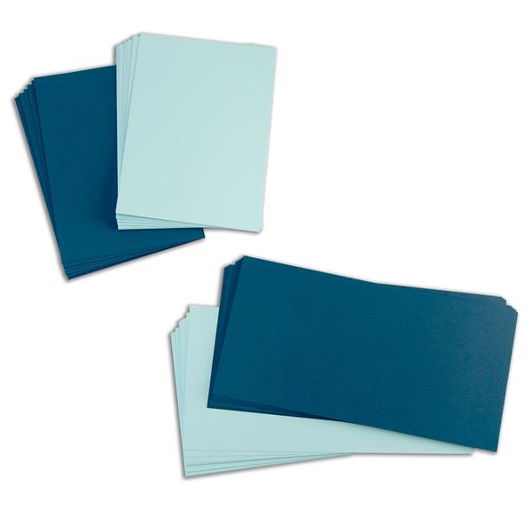 Pink Frog Crafts 8” Memory Book Kit – True Light Blue & True Dark - 267305