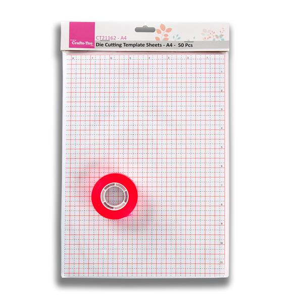 Crafts Artist 50 x Template Sheets with 1 x 33m Roll Low Tack Tap - 267731