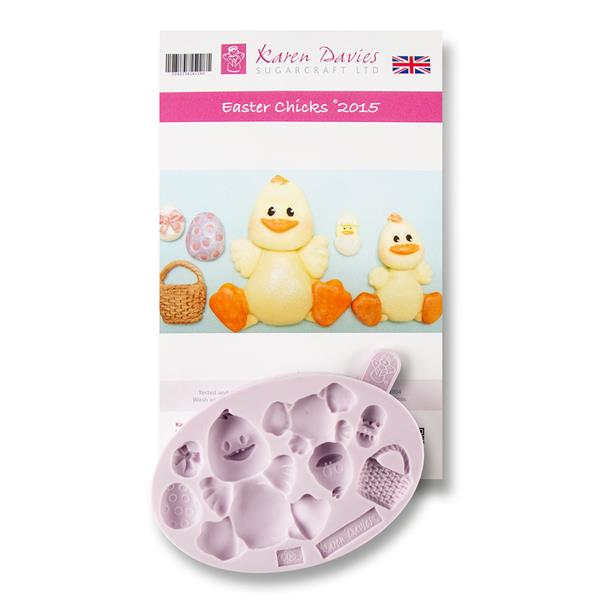 Karen Davies Silicone Mould - Easter Chicks - 271283