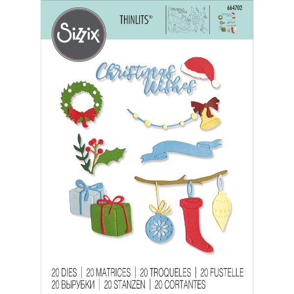 Sizzix Thinlits Christmas Collection - 61 Dies