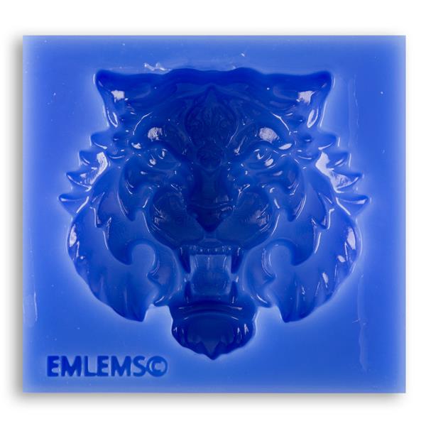 Emlems Tiger Face 001 Silicone Mould - 273756