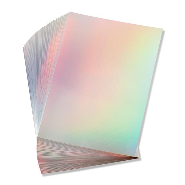 Pink Frog Crafts A4 Rainbow Mirror Card - 40 Sheets - 220gsm - 275026