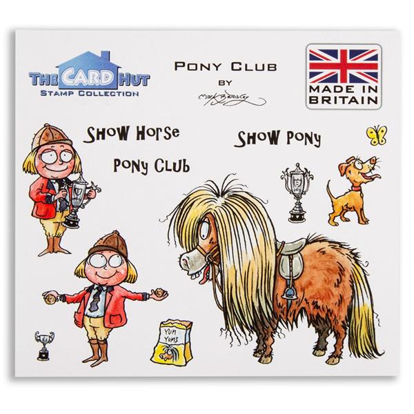 The Card Hut - Mark Bardsley Pony Club Stamp Set - 11 Stamps - 276694