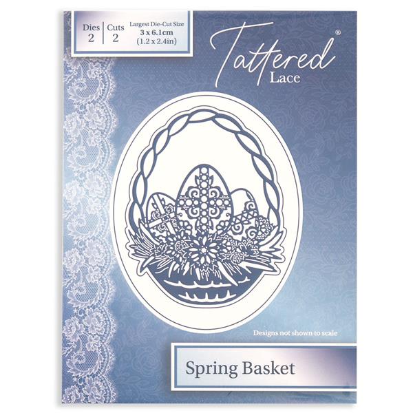 Tattered Lace Spring Basket Die Set - 2 Dies - 283976