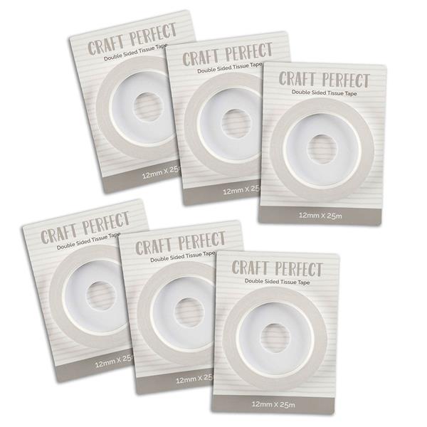 Tonic Studios Craft Perfect Double Sided Tissue Tape 12mm - 6 pac - 285137