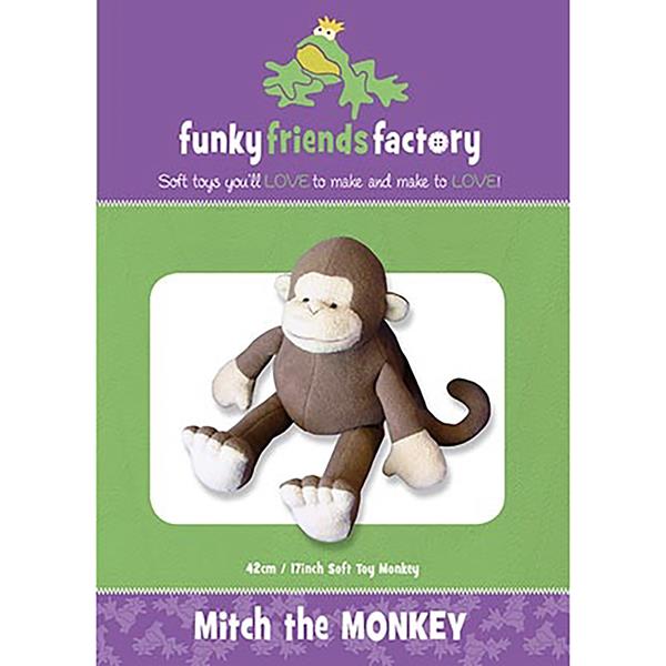 Oh Sew Sweet Shop Funky Friends Factory Mitch The Monkey Pattern - 285293