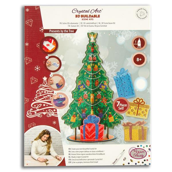 Craft Buddy Crystal Art Diamond Painting Buildable 3D Scene Kits -  Christmas