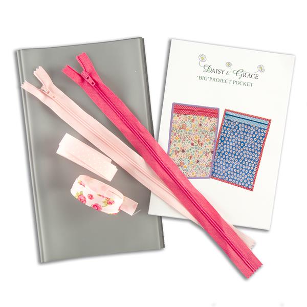 Daisy & Grace In the PInk Big Project Pocket Kit - Makes 2 Pocket - 289892