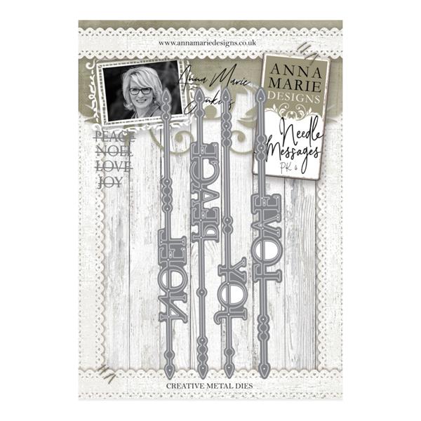 Anna Marie Designs Needle Messages Die Set - 4 Dies - 290872