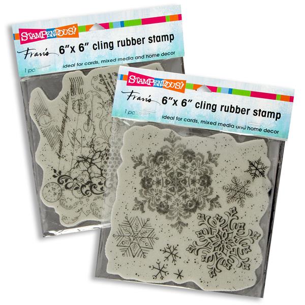 Stampendous 6x6" Cling Stamp 2 x Lucky Dip (Contents Will Vary) - 293707