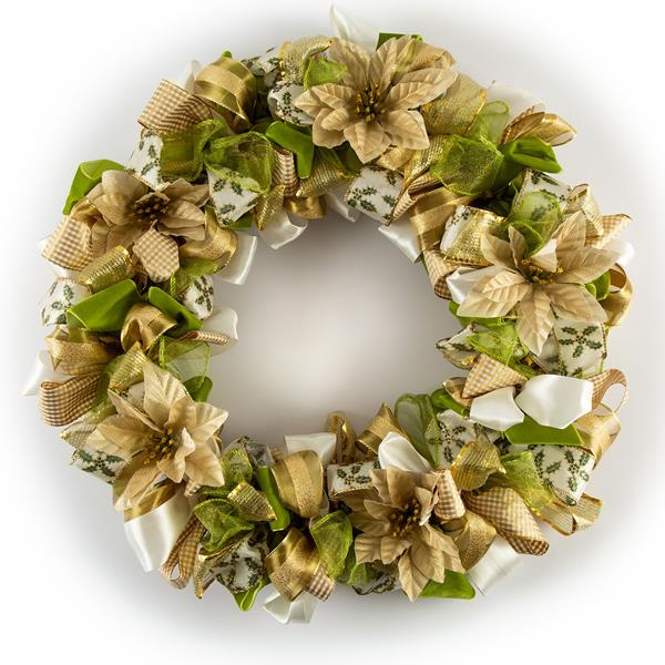 Dawn Bibby Holly Bow Wreath Kit - 294827