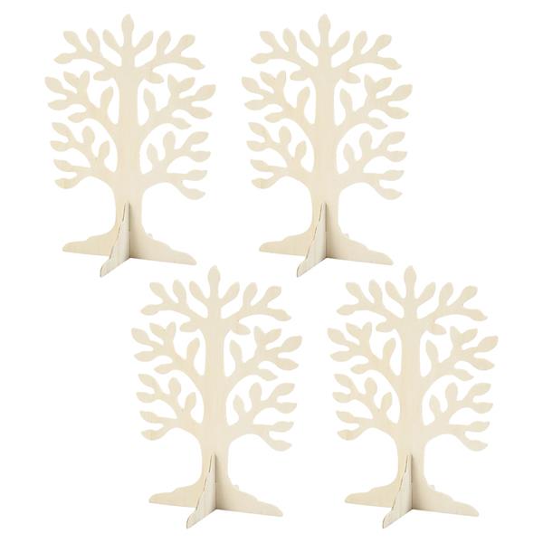 Craft Master Made of Wood Trees - 4 Pieces - 295902