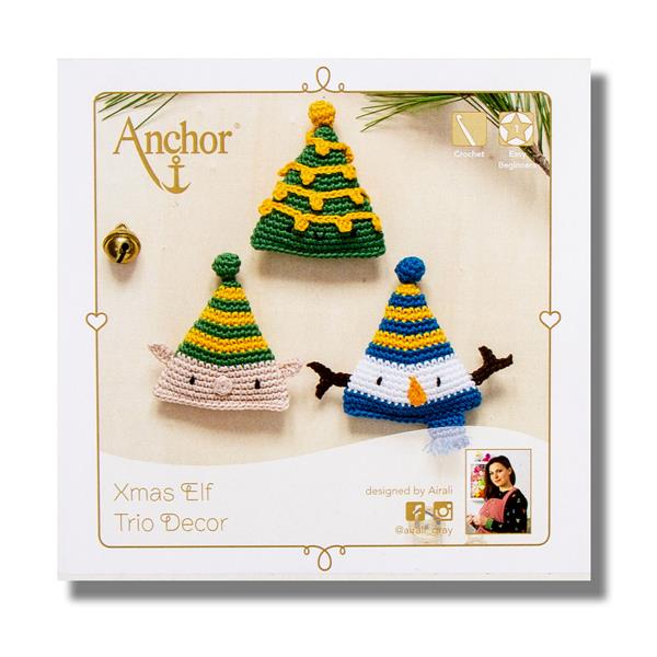 Anchor Creativa Elf Trio Décor Amigurumi Crochet Kit - 296225