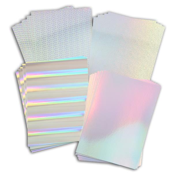 PILLARS OF LIGHT Holographic - 12x12 Holographic Cardstock - Mirri