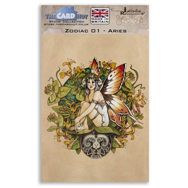 The Card Hut Linda Ravenscroft Zodiac: 01 Aries - 7 Stamps - 300393