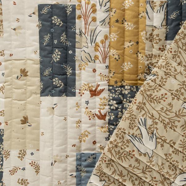 Higgs & Higgs Patchwork / Dove Quilted Cotton 1m Fabric - 305644