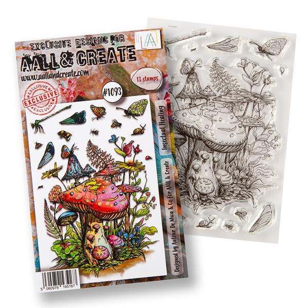 AALL & Create Autour de Mwa A6 Stamp Set - Insectual Healing - 13 - 306748