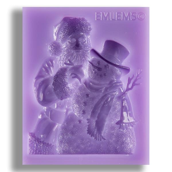 Emlems Santa & Snowman Silicone Mould - Small - 310160