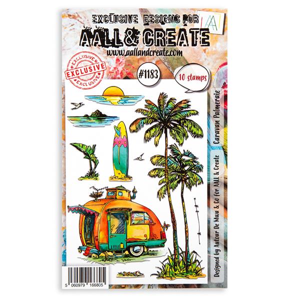 AALL & Create Autour de Mwa A6 Stamp Set - Caravan Palmeraie - 10 - 310829
