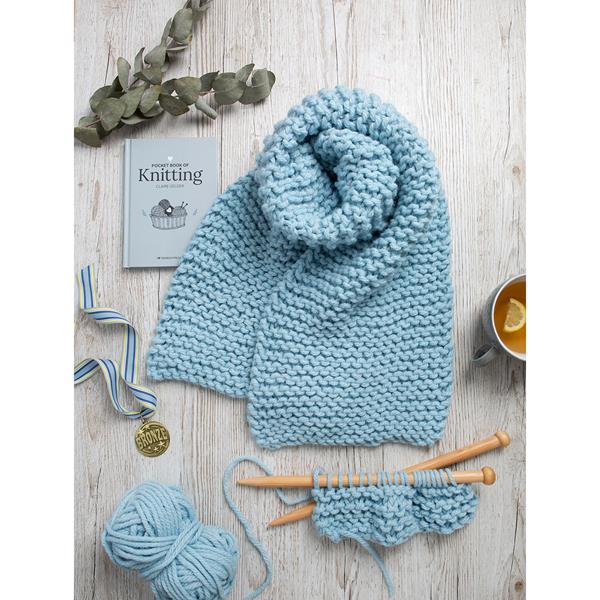 Wool Couture Scarf Knitting Kit with Pocket Book of Knitting - 314251