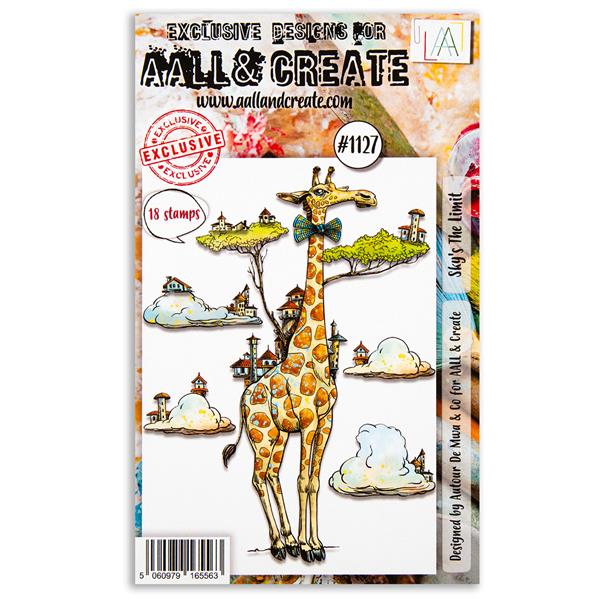 AALL & Create Autour de Mwa A6 Stamp Set - Sky's The Limit - 18 S - 314332