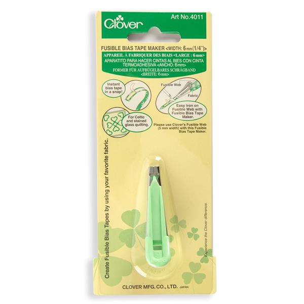 Clover 6mm Fusible Bias Tape Makers - 317288
